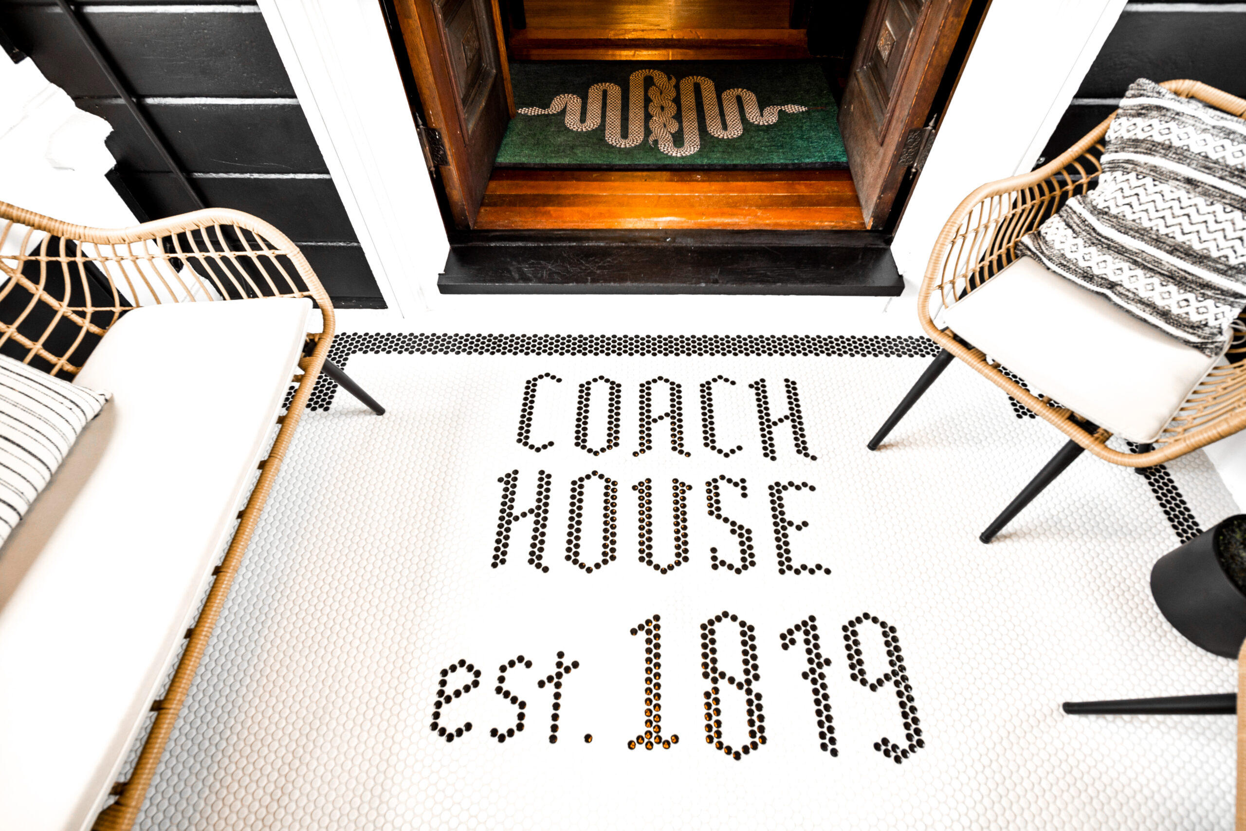 Coach House Tile Entrance